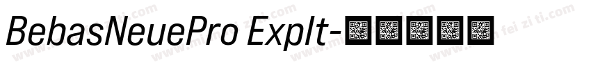 BebasNeuePro ExpIt字体转换